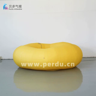 充气定制发光圆环装置气模商业景区网红打卡装置气模定制美陈装饰