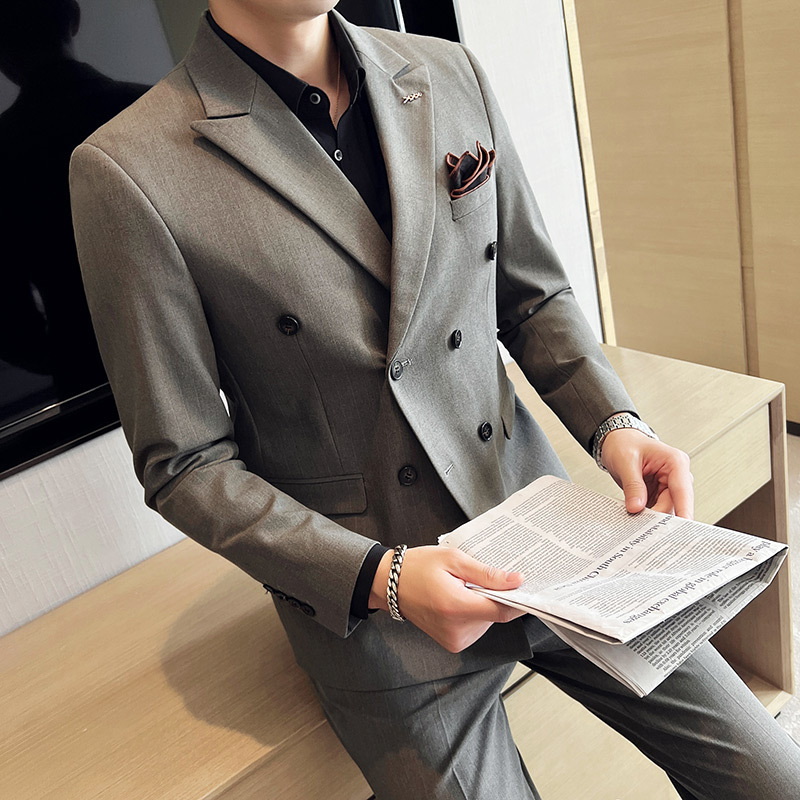 Hotel Scene 2025 Spring New Suit Set Business Plus Size Suit Men's A311-Sjt9962-P285