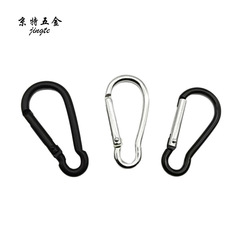 No.5ひょうたん型アルミ合金カラビナ、アウトドアバックル、安全スプリングフック、登山ウォーターボトルフック、バックパックバックル