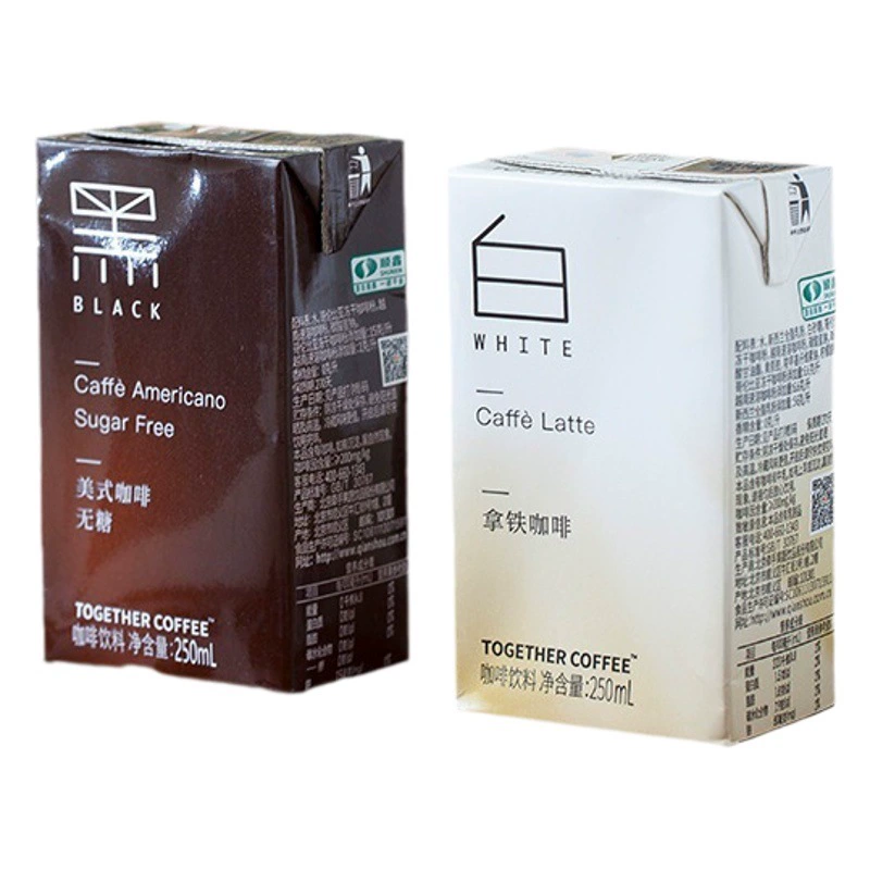 [Бренд прямого управления] Рука о карри кофе черно-белый кофе, готовый к употреблению 250 мл * 6 коробок латте американский сырой кокос