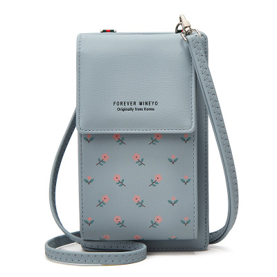 Foreign trade 2022 new pattern printing Mobile phone bag One shoulder Messenger Ladies fashion coin purse Retro Card package Ferrule Y998