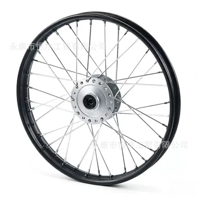 1.9x12inch steel rim aluminum rim – Motorcycle wheel hub - front-wheel-hub-140x14-black-rim
