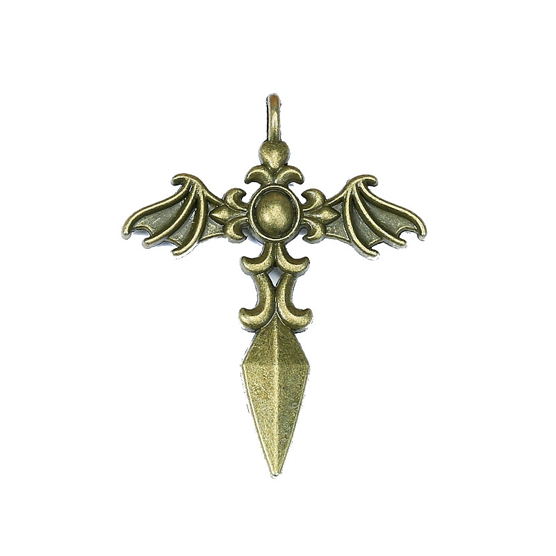 Accessory, metal double-sided accessories, wholesale, with gem