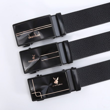 新款男士商务自动扣皮带潮流休闲仿皮腰带地摊货源皮带头厂家批发