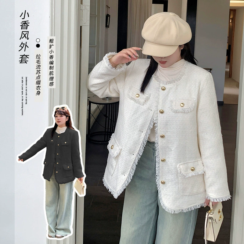 Элегантная женская куртка в стиле Шанель от Inno больших размеров, новый весенний теплый утолщенный топ 421841.