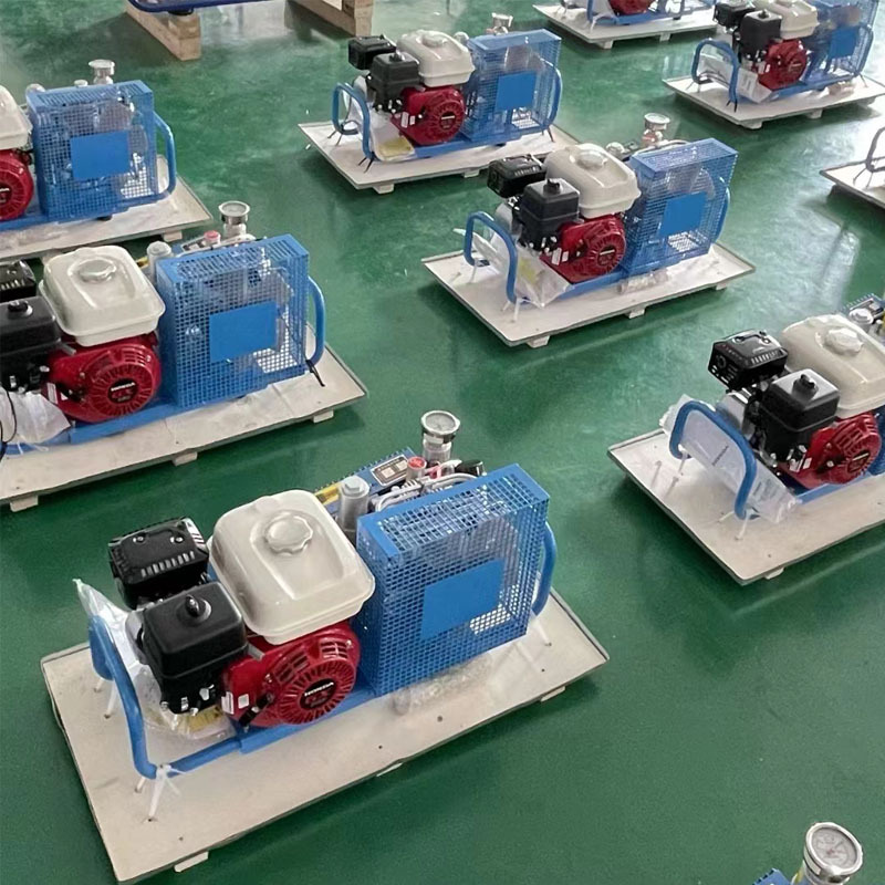 Zhongrun rescate contra incendios bomba de aire comprimido respirador 6.8L bomba de aire respirador contra incendios de presión positiva