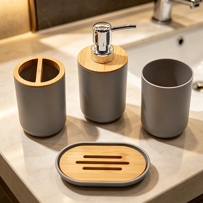 Juego de Accesorios de Baño de Plástico para Hotel y Hogar image 4
