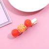 Orange cards fun orange hair clip sweet and cute duckbill clip duck clipper side pinch Korean broken hair clip