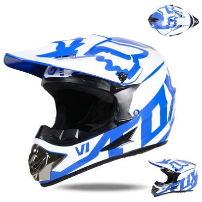 Suitable for Off-Road Use, Mountain, Motorcycle Safety Supplies - blue-and-white-s