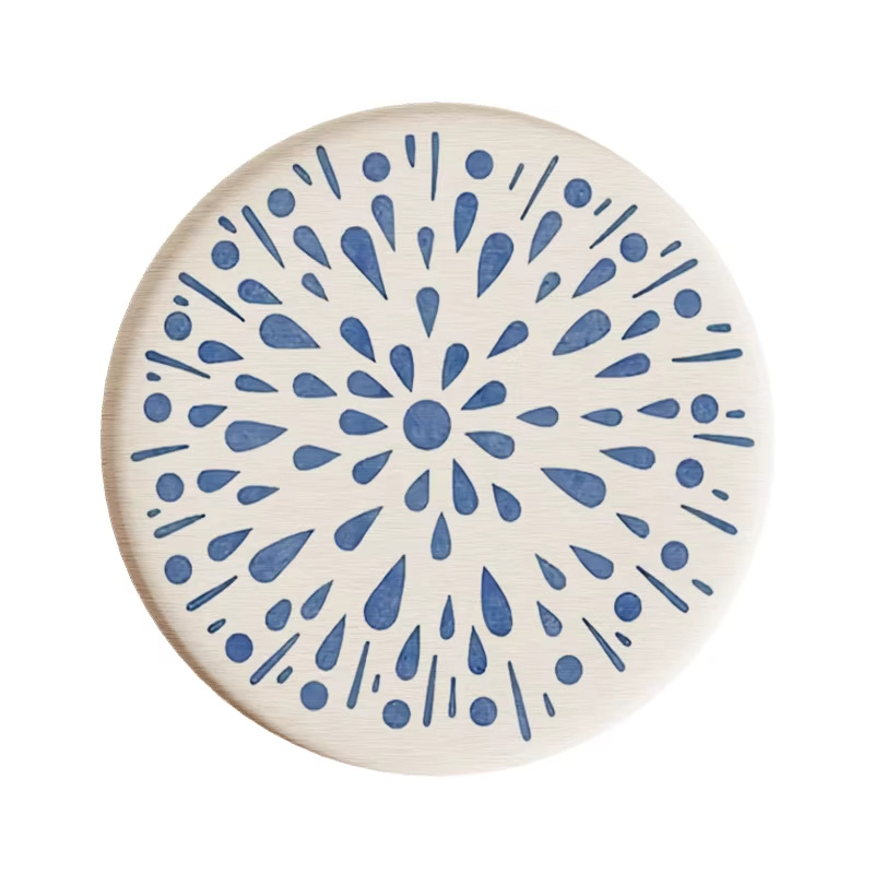 Cocina de barro de diatomeas japonesa almohadilla de taza dura almohadilla de mesa aislante térmico almohadilla de mesa absorción de agua a prueba de calor silencioso viento almohadilla de taza de café seca rápida