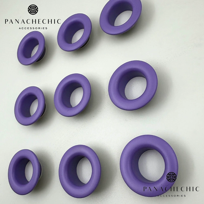 Большой запас стальных глазков с покрытием, краска по Pantone, полный комплект экспортных глазков