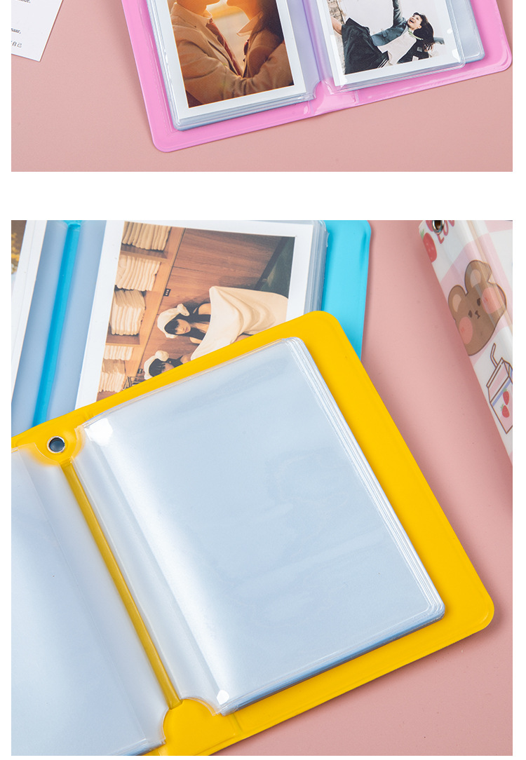 Heart Shape Pattern Heart Shape Pvc Daily Cartoon Style Photo Album
