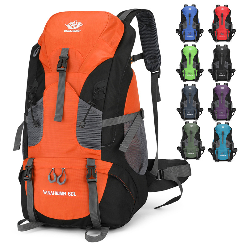 Mochila para Senderismo y Montañismo de Nylon Impermeable Transpirable Ultraligera para Deportes al Aire Libre image 1