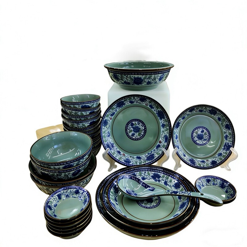 High-Quality Blue and White Porcelain Bowl and Plate Set, Various Types of Tableware, Direct Supply from Major Manufacturers, High Aesthetic Value High-Quality Blue and White Porcelain Bowl and Plate Set, Various Types of Tableware, Direct Supply from Major Manufacturers, High Aesthetic Value