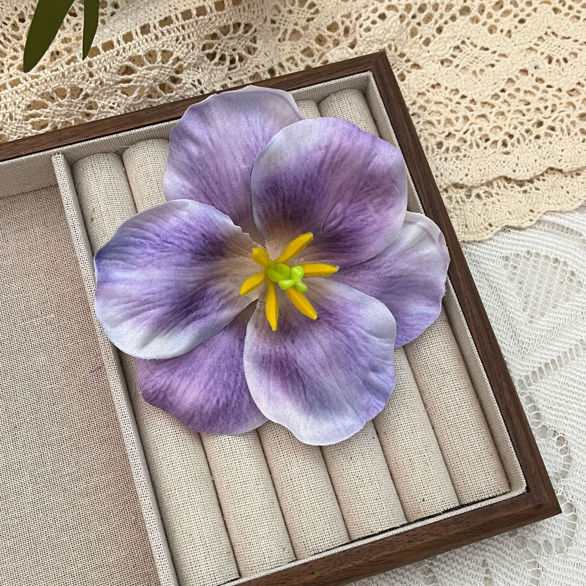 Cloth Material Cute Flower Butterfly Cloth Jewelry Accessories 1 Piece