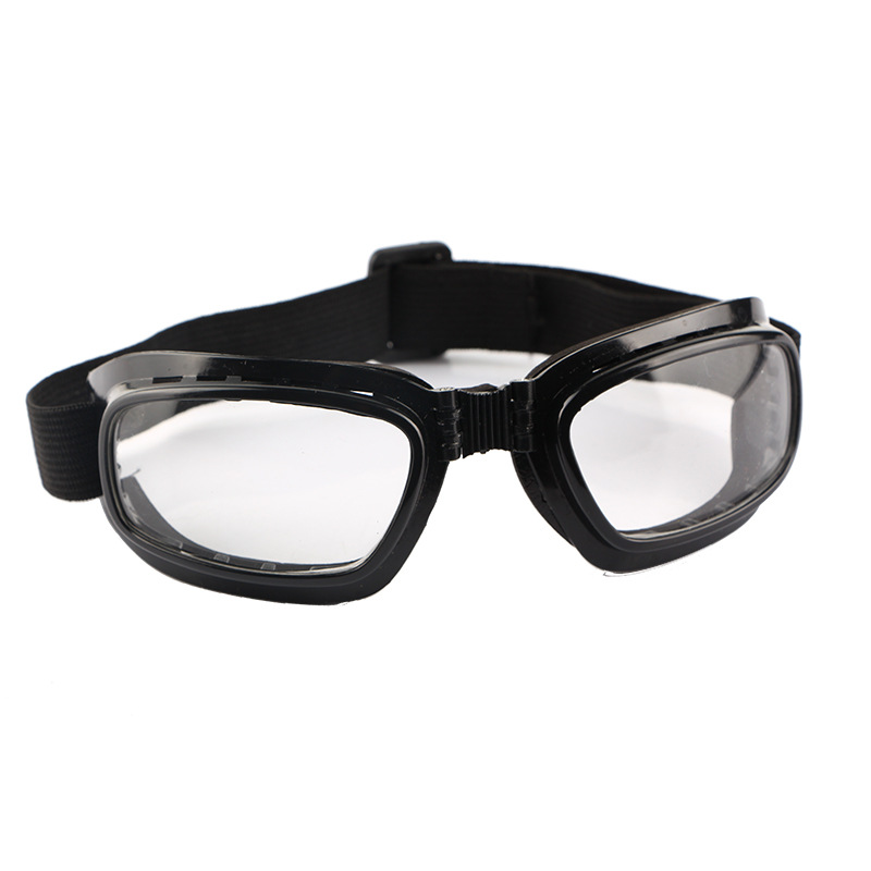 Folding small goggles ski riding dust-proof sand fully enclosed transparent industrial powder polishing splash sports protection