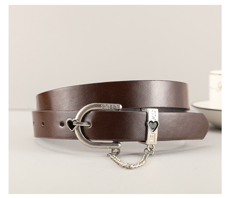 Neuer beliebter Gürtel für Damen, Gürtel mit Nadelschnalle, Ledergürtel, vielseitiger Jeansgürtel, Kleidergürtel, passende Kleidung_voghion.com