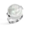 White shell + steel color