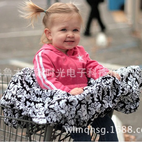 外贸 超市购物车宝宝座椅套 宝宝外出防脏罩 便携式  宝宝餐椅套