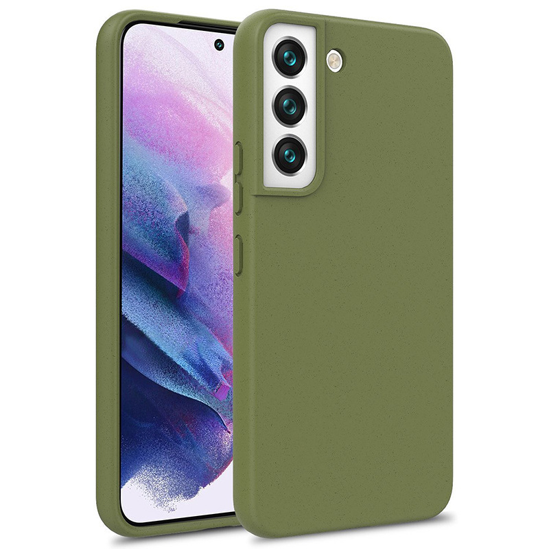 Suitable for Samsung S21Fe Orange Straw Degradable Tpu Mobile Phone Case Anti-Slip Mobile Phone Protective Cover Samsungs21Plus