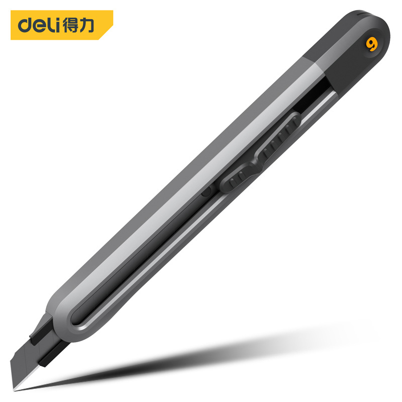 Powerful Tool HT4009L/C/Lhome Series Utility Knife 9mm Safety Knife T-Shaped Blade Wallpaper Knife Paper Cutting Knife