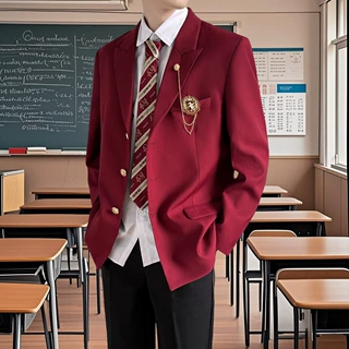 dk男女生制服高级感小西装学院风日系成人礼jk礼服高校供西服外套