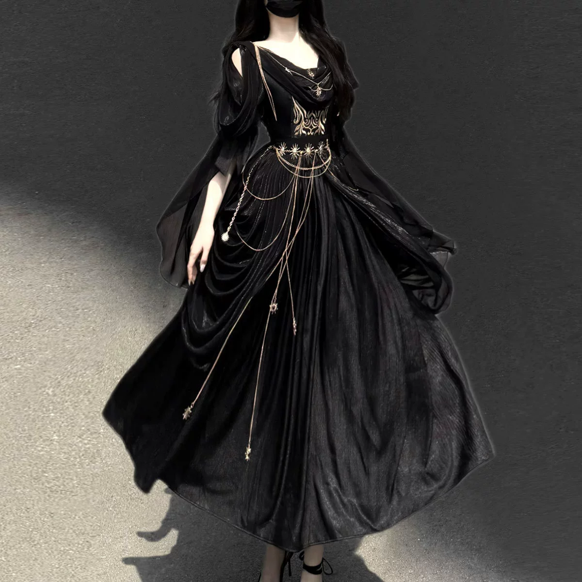 Оригинальное платье Xiong Doujiang Night Messenger в стиле Лолита для женщин, повседневное милое платье в стиле Лолита 7323