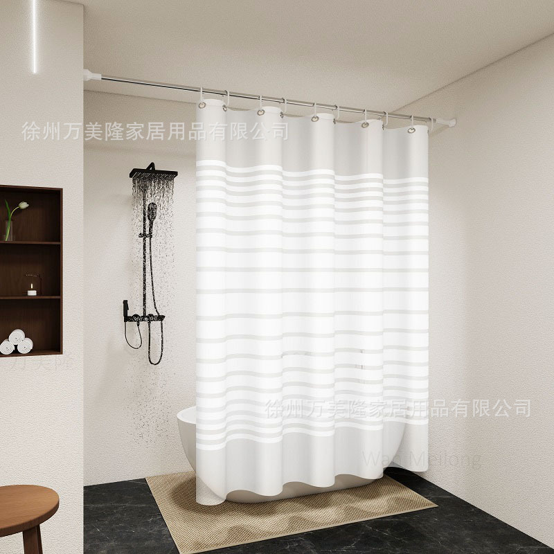バスカーテン現物カラー3d PEVA防水防かび厚手浴室トイレ入浴遮断カーテンクロスボーダー|undefined
