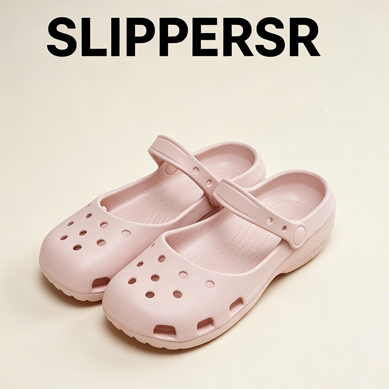 New Season Soft-Soled Non-Slip Ballet Shoes Mary Jane Clogs for Women, Fashionable Summer Indoor and Outdoor Closed-Toe Sandals