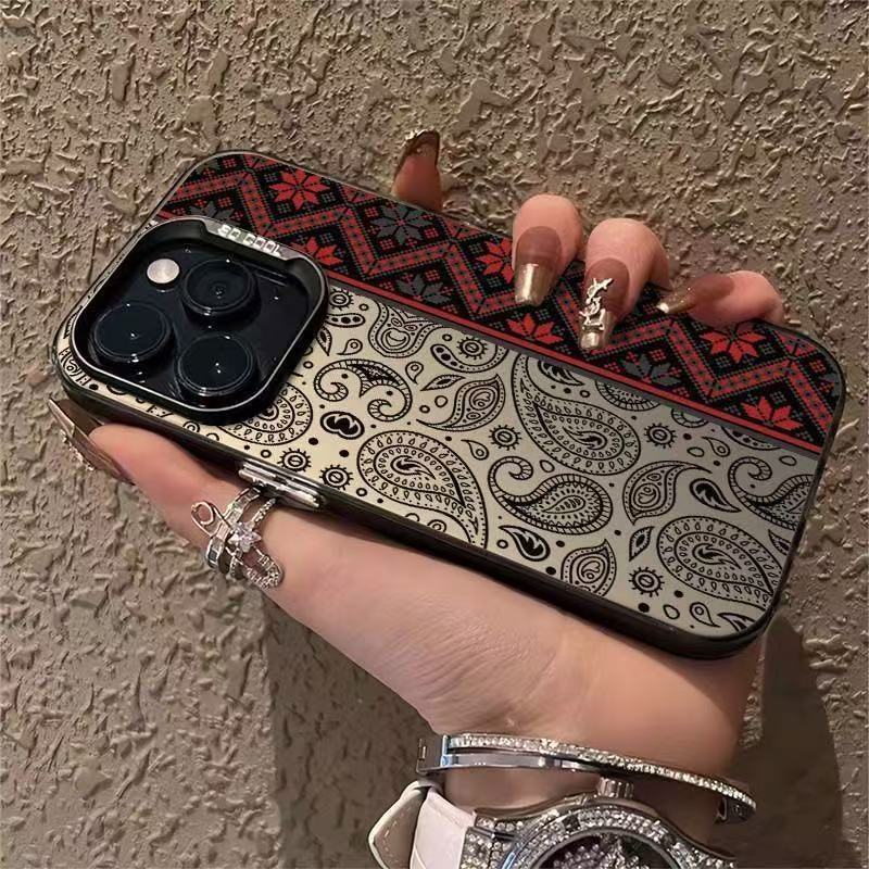 Totem personalizado transfronterizo para iPhone 16 funda para teléfono móvil Apple 15promax/14 anti-caída 13pro12 Europa y América