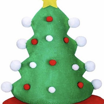 Nuevo sombrero de Navidad suministros de fiesta de baile de Navidad venta caliente sombrero de Navidad suministros de decoración de Navidad sombrero de rayas de Navidad