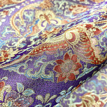 蝴蝶团花流光锦人丝面料仿宋锦新中式国风织锦缎马甲外套服装布料