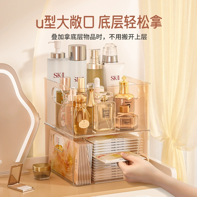 (), table cosmetic storage box, lipstick, brush, storage system for skin care