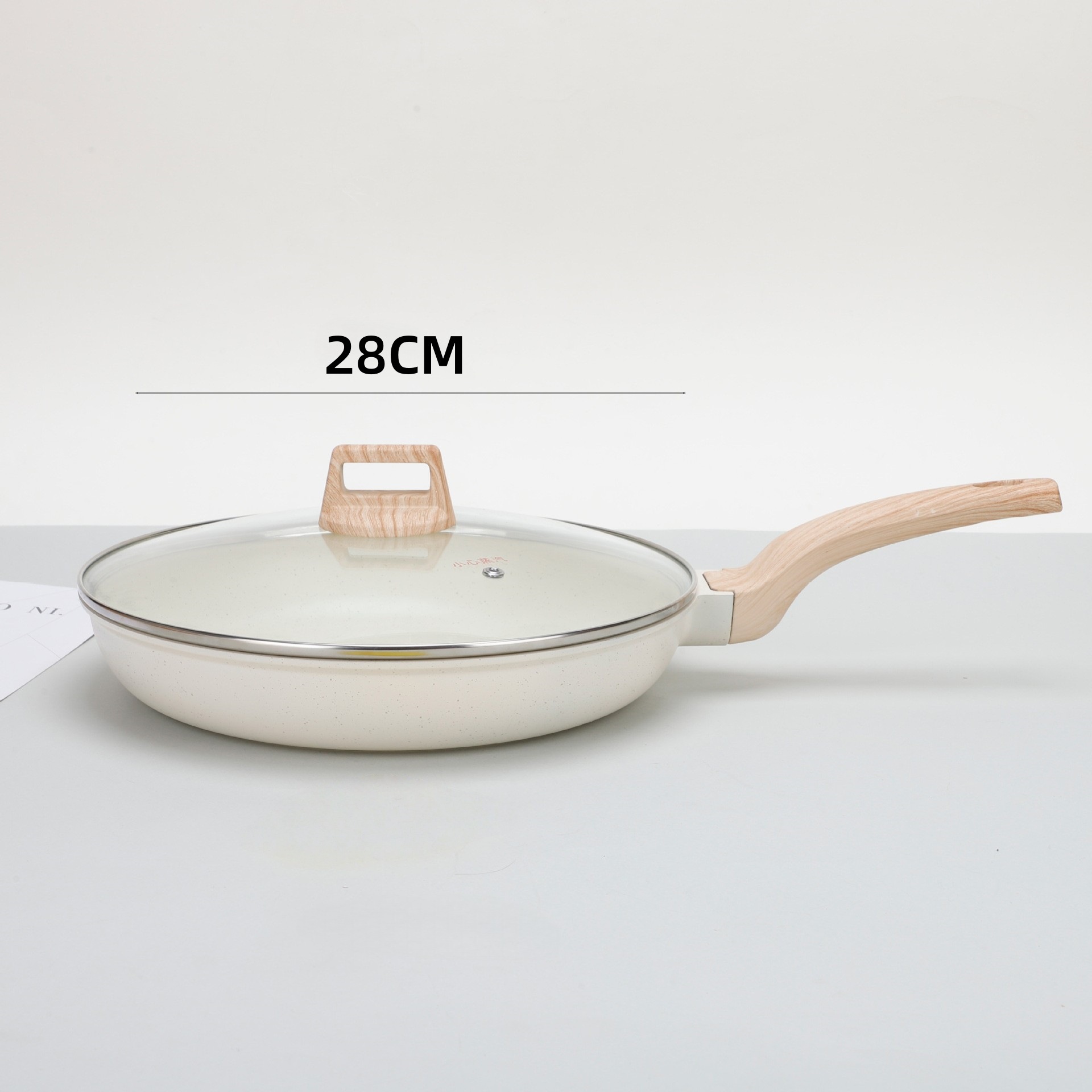 28cm 프라이팬 + 유리뚜껑