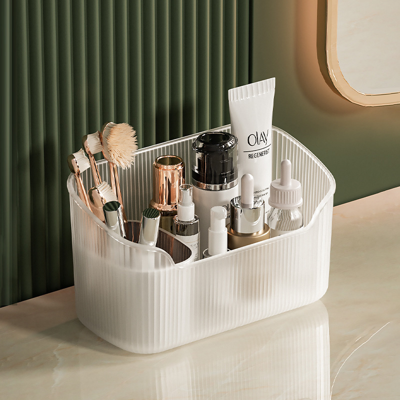 Mirror cabinet cosmetics storage box desktop storage box home…