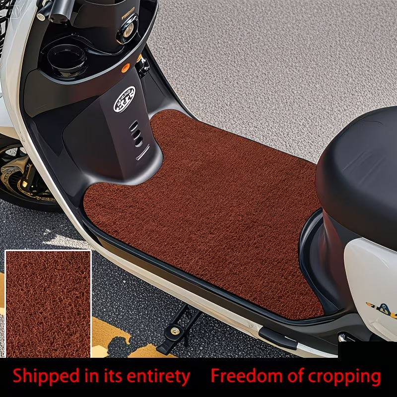Electric Vehicle Foot Mat Dust Removal All-Season Universal Type Wire Loop Cut Electric Scooter Pedal Mat Thickened Electric Motorcycle Mat Foreign Trade Wholesale