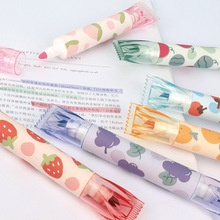 香味糖果双头莹光荧光标记笔大容量记号笔儿童小学生颜色笔彩笔彩
