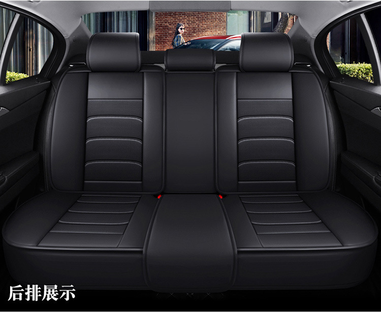New Style Nappa Leather Car Seat Cushion with a High-End Feel, Breathable for All Seasons, Perforated Full Leather, Fully Enclosed Seat Cover, Direct Supply from the Manufacturer