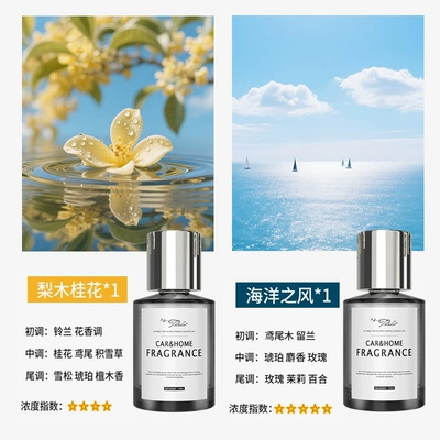 Deodorizing 160ml Car Perfume – Car Perfume Aromatherapy - meizu-2-bottles-osmanthus-ocean