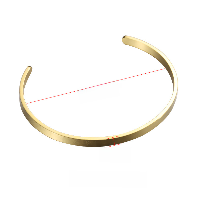 glossy bracelet stainless steel