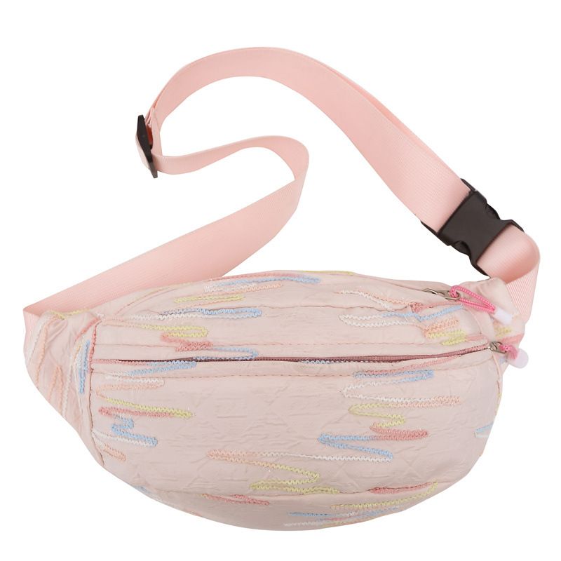 2025 nuevo bolso de pecho deportivo diagonal simple casual de moda bolso de hombro simple fresco bolso de ciclismo para hombres y mujeres del mismo estilo