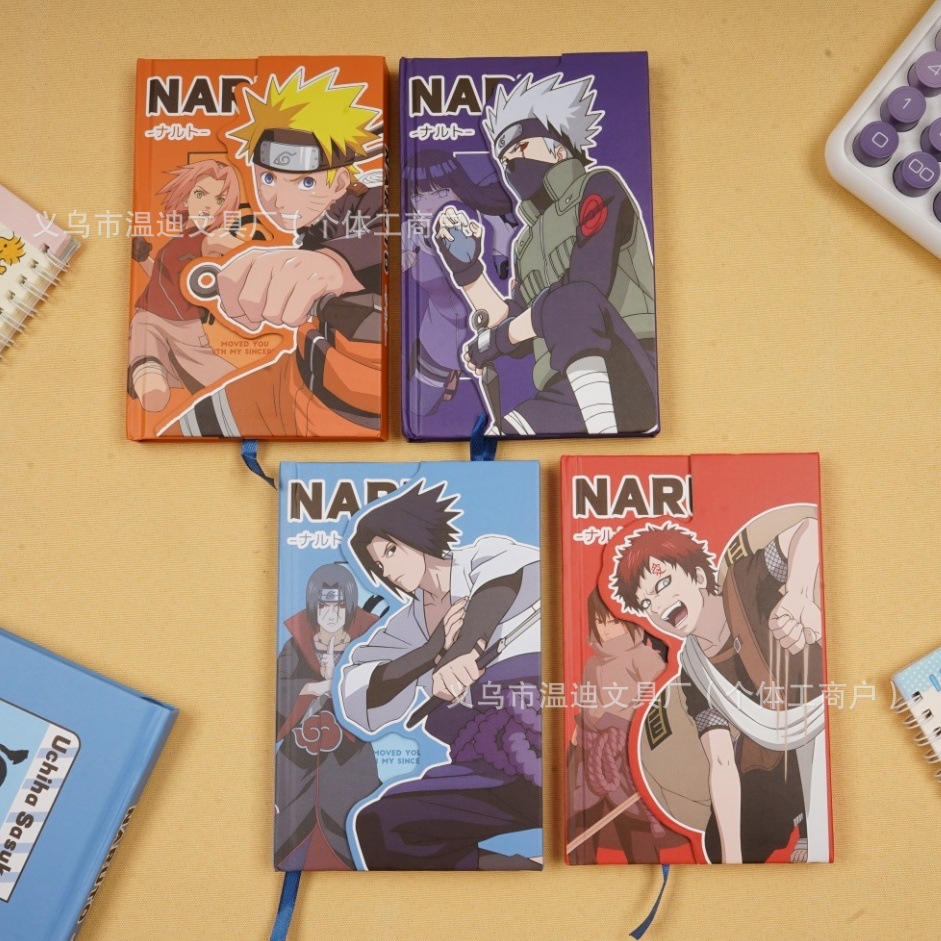 Naruto A5 Maqnit Qapaqlı Notbuk, Rəngli Səhifələr