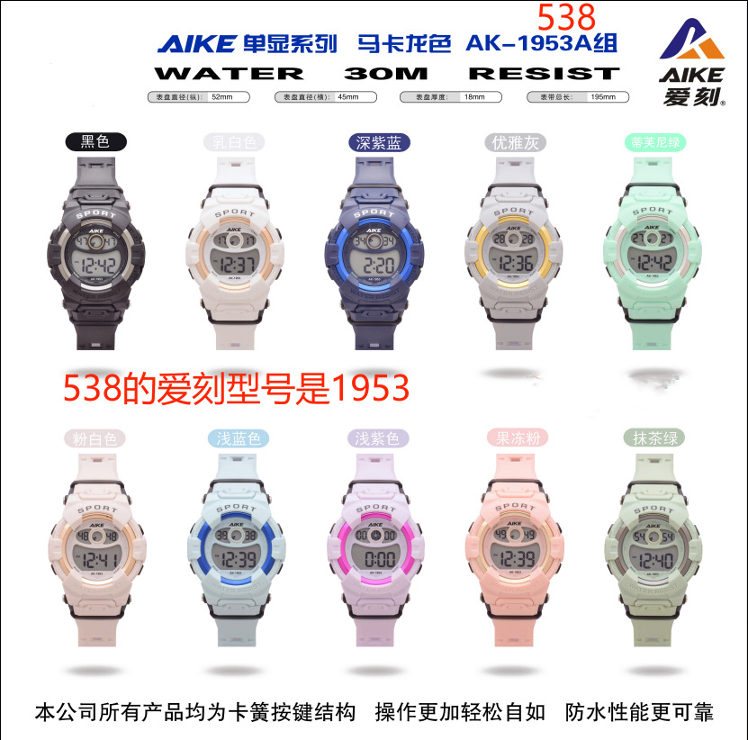 Actividades de relojes electrónicos de estudiantes de explosión niños relojes de jalea de dibujos animados para niños y niñas relojes electrónicos de moda fábrica directa