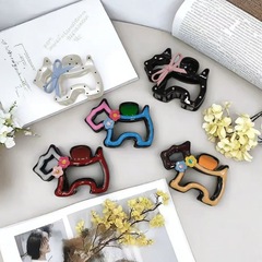 クロスボーダー 9cm アクリルかわいいスタイル子犬女の子クリップ夏クールヘアシャーククリップ気質帽子