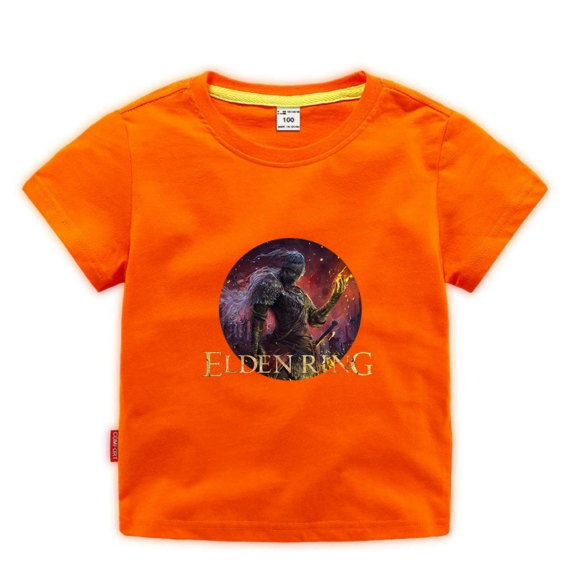 Новая игра ELDEN RING Elden Fasun Dharma Old Master Mid -Seasons Детская футболка с коротким рукавом сентября