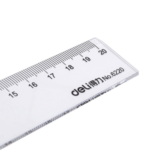 Effective 20cm cm 6220 plastic ruler primary school student stationery drawing drawing tool scale ruler