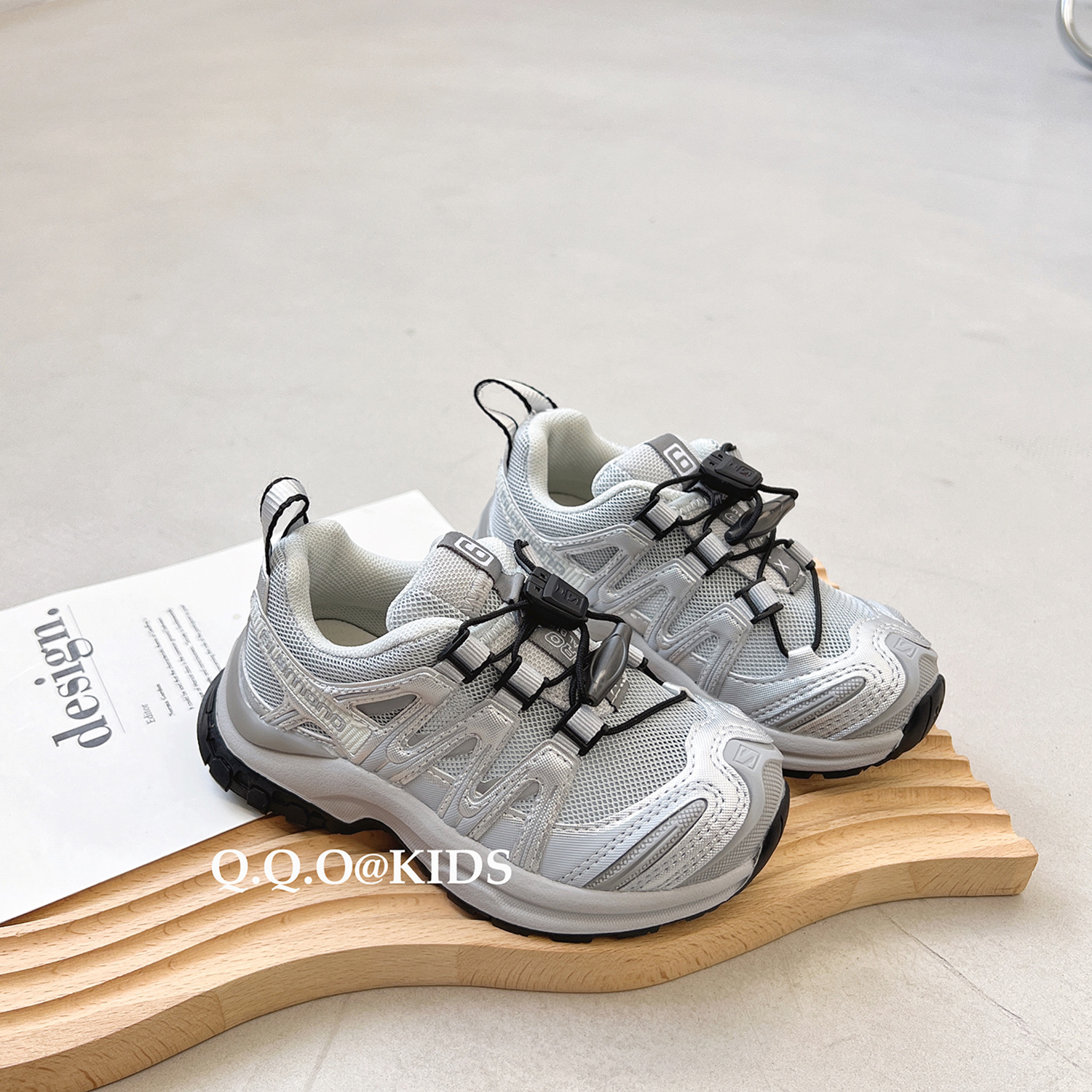QQO Kinderschoenen 2023 Herfst en Winter Nieuwe Kinder Ademende Outdoor Sportschoenen Heren en Dames Mesh Dad_voghion.com