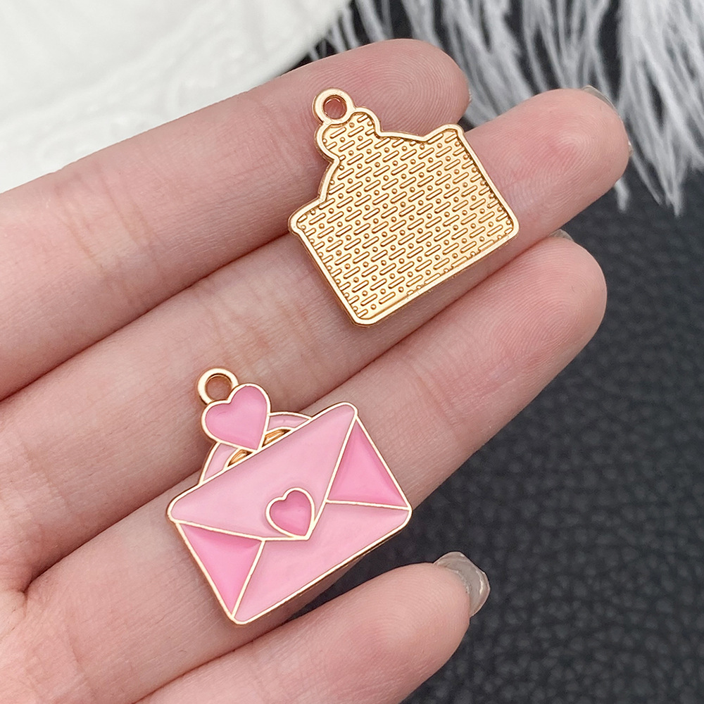 1 sobre de amor rosa con gotas de aceite 22x20mm - 21120 - 1,3g