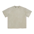 Short Sleeve - Spray Dye Grey Apricot