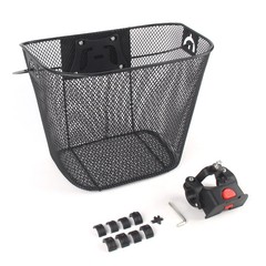 Mountain bike basket, iron mesh basket, quick release portable basket
